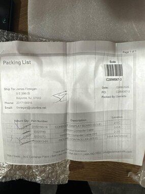 E020749 550m/m Computer Cable E35 Treadmill BRAND NEW